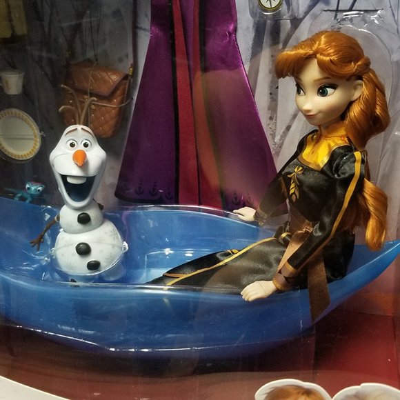 Authentic Disney Store Frozen 2 Elsa Bedroom Playset and Anna Adventure Playset - Picture 12 of 13